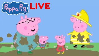 Download lagu 🔴 LIVE 6 hours of Peppa Pig - Non Stop Cartoons mp3