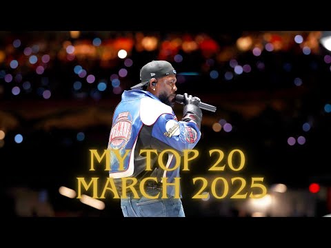 My Top 20 Songs March 2025 | Spotify Stats