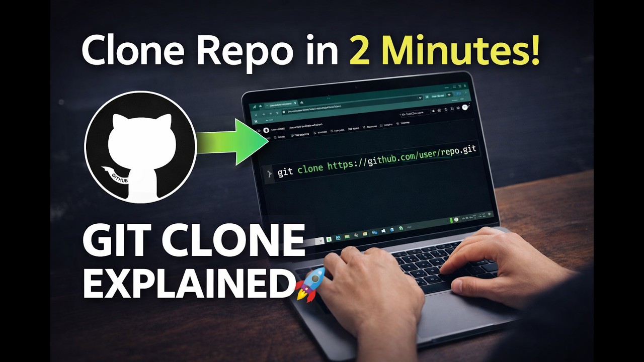 How to Clone a GitHub Repository (Beginner Guide) | Git Clone Command Explained
