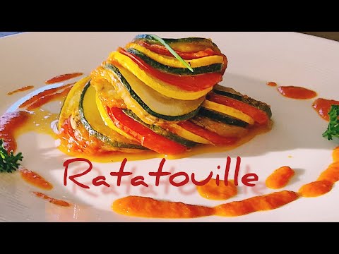Ratatouille (Confit Byaldi) inspired by Pixar's Ratatouille #recipe #cooking #vegetarian how to make