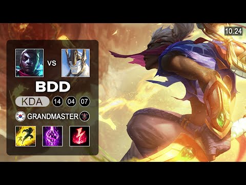 GEN G BDD Ekko Mid vs Galio - KR Grandmaster Patch 10.24