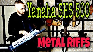 Video thumbnail for Yamaha Sonogenic SHS-500 Keytar | Metal Riffs by Ram Sanchez