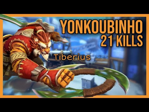 X_YonkouBinho_X | Tiberius | Console Competitive | 21 Kills | Paladins