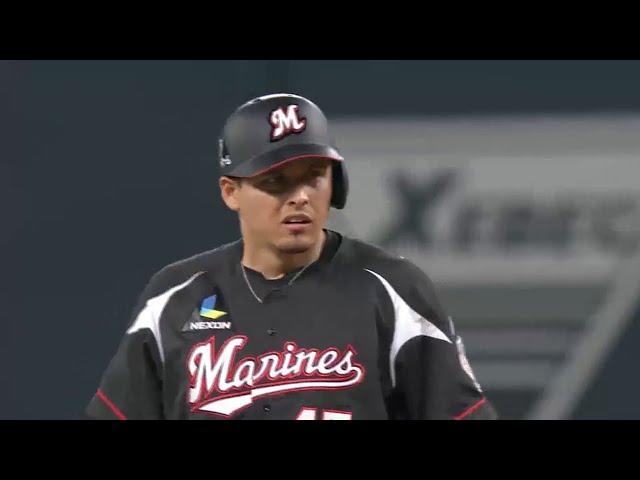 【7回表】マリーンズ･クルーズ フェンス直撃の逆転タイムリーヒット!! 2015/4/14 F-M
