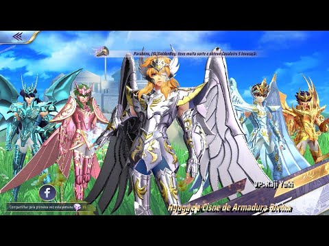 HYOGA DIVINO BEM MAGRO NOS GALÁCTICOS - SAINT SEIYA AWAKENING