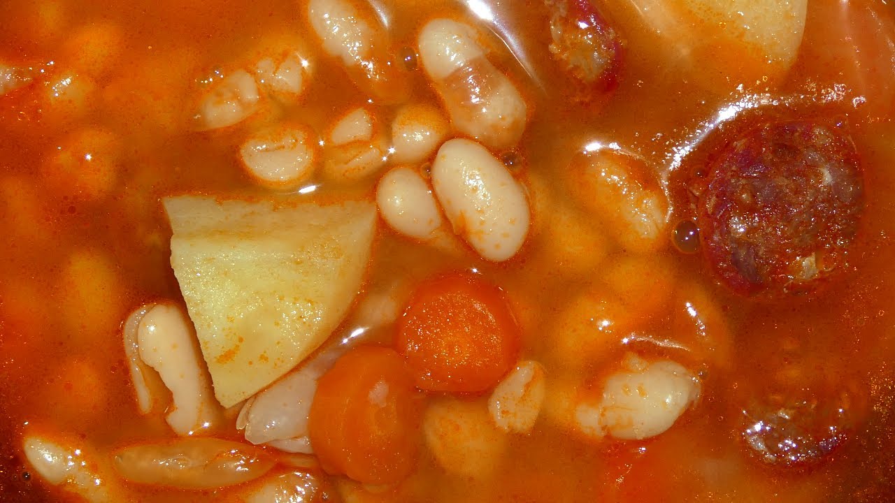 Judias Blancas con Patatas y Chorizo Paso a Paso y Muy Facil