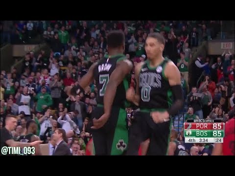 Jayson Tatum Highlights vs Portland Trail Blazers (17 pts, 5 ast)