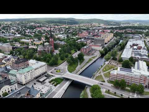 Sundsvall från Ovan | En Dag med Fantastiska Vyer.