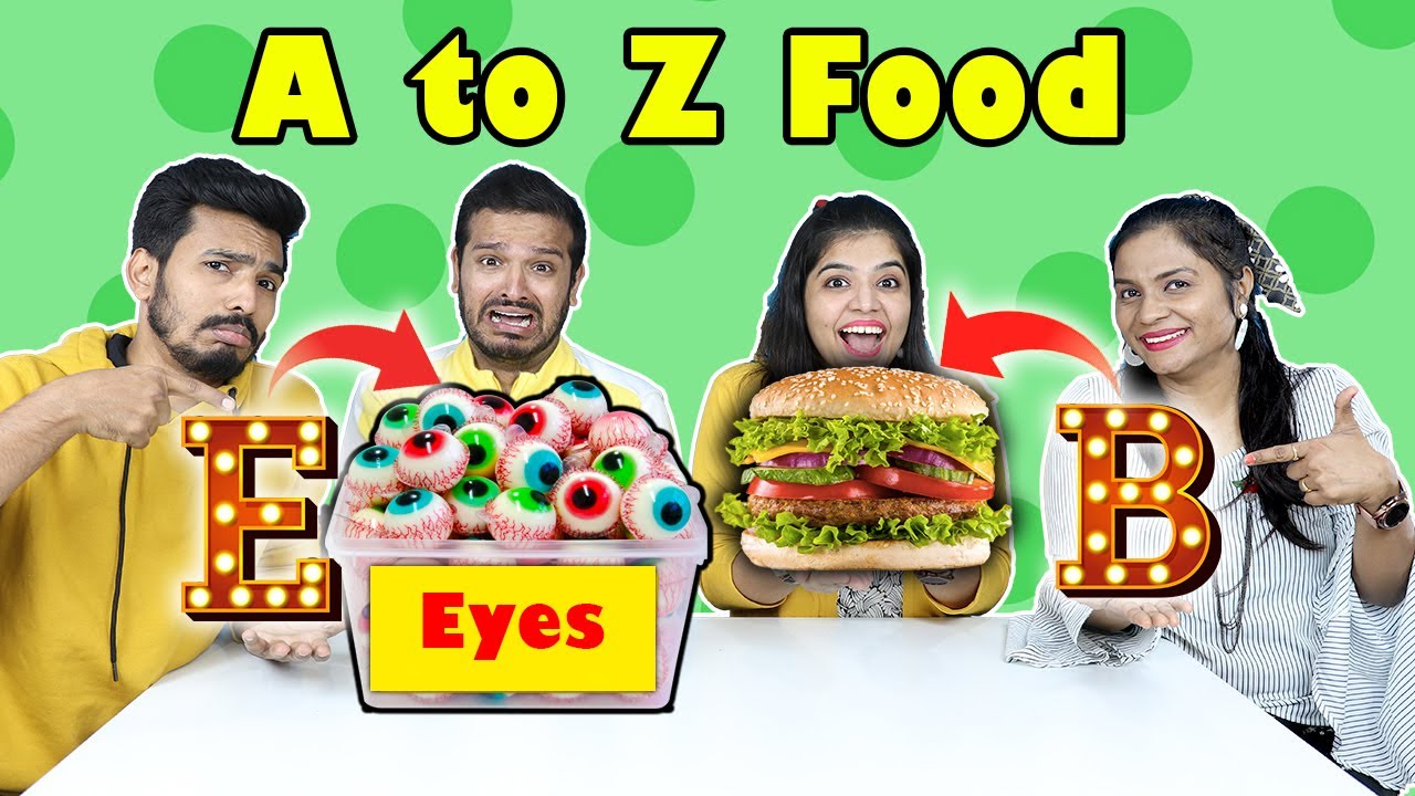 Extreme A to Z Food Challenge | Food Challenge India | Hungry BIrds