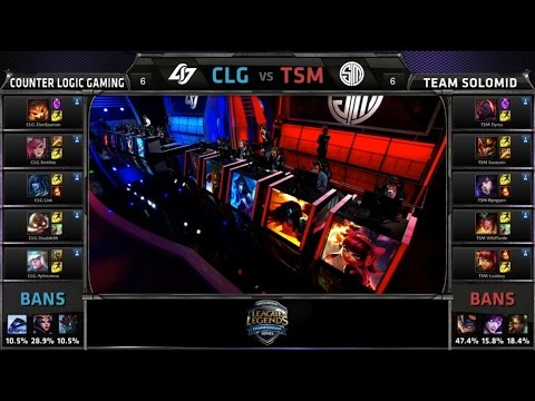 NA LCS CLG vs TSM Game 1 Highlights (NA LCS Spring 2015)
