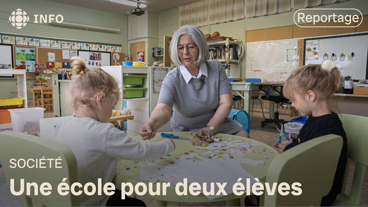 Une école de la Haute-Mauricie revit grâce à des Français