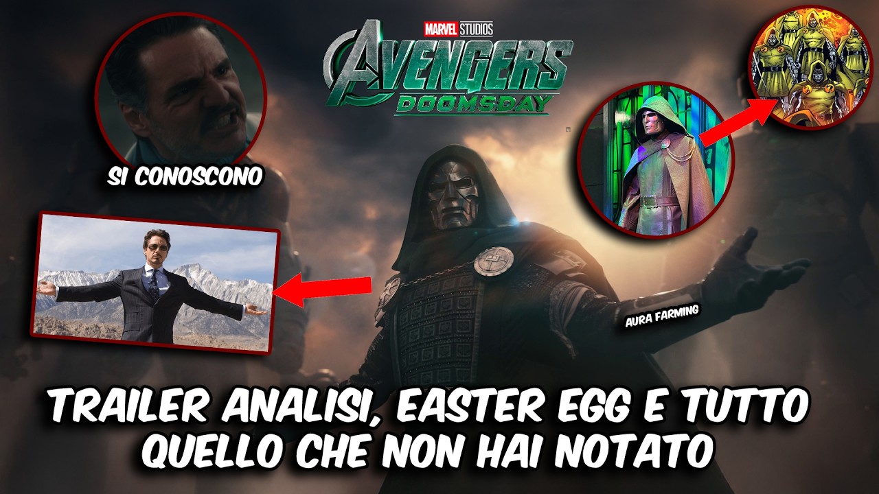 AVENGERS DOOMSDAY: ANALISI DEL TRAILER D23 EXPO, EASTER EGG E TUTTO QUELLO CHE NON HAI NOTATO