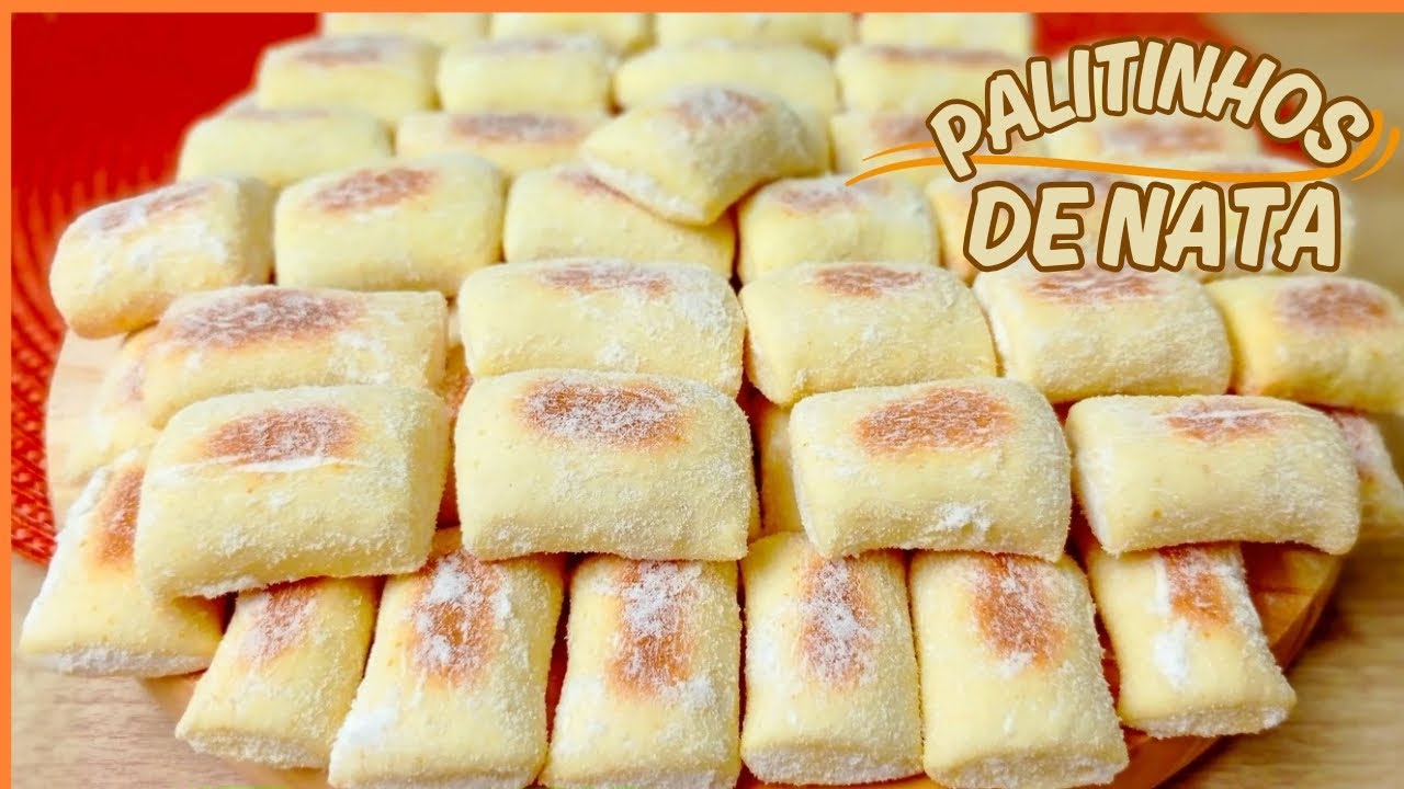 BOLACHA DE NATA I RECEITA EXCLUSIVA DO CANAL I PALITINHOS DE NATA