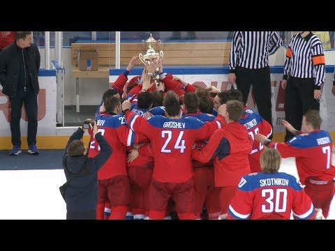 Турнир пяти наций U18. Россия 8:4 США. Лучшие моменты матча