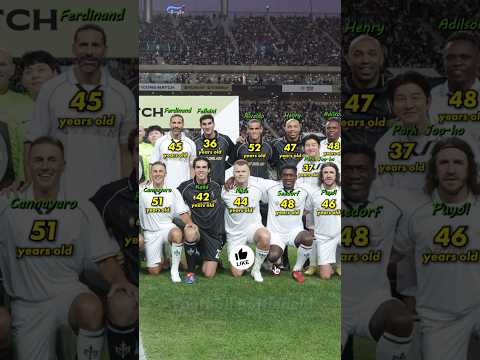 Football legend | Nexon Icon Match | Attackers vs Defenders🔥 How old are they now? #footballshorts