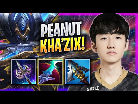 PEANUT IS A MONSTER WITH KHA'ZIX! - GEN Peanut Plays Kha'zix JUNGLE vs Lillia! | Bootcamp 2023