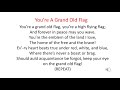 You're A Grand Old Flag