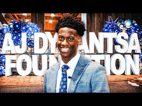 Inside the AJ Dybantsa Foundation's First Charity Event