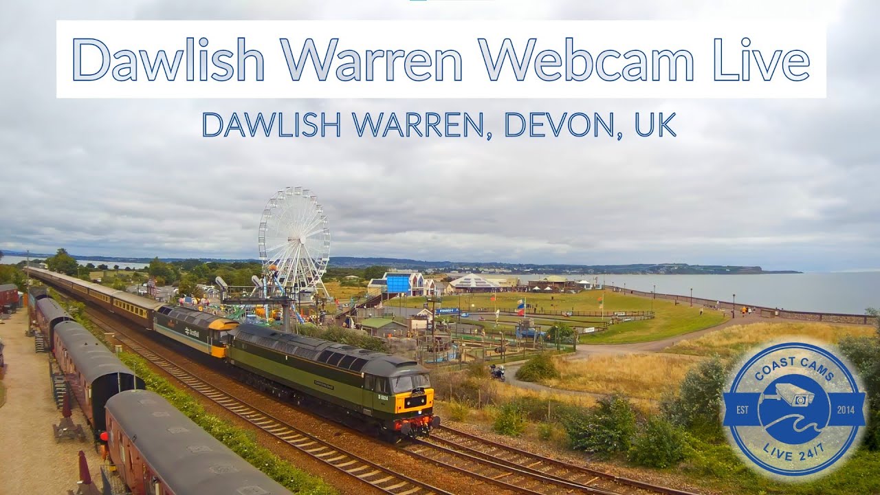 Live webcam view of Brunel Holiday Park Railway & Coast Cam