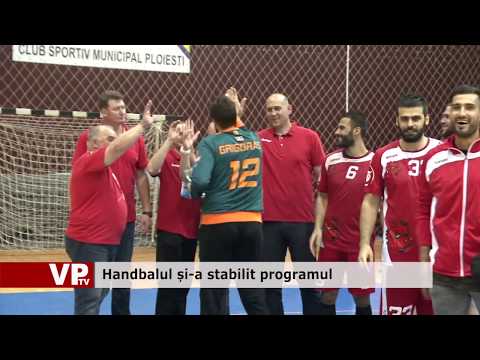 Handbalul și-a stabilit programul