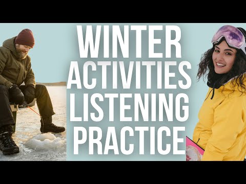 Winter Activities Stories Listening Practice for English Learners | ESL Classroom Listening Practice