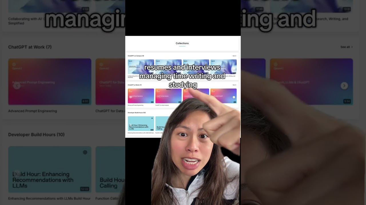 OpenAI FREE courses for older adults, AI at work, AI in school, and AI for non profits! #ai #chatgpt