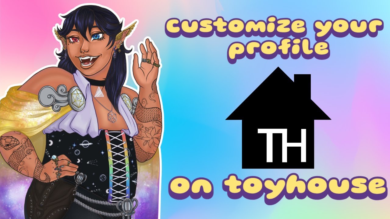 Quick & Easy Guide:  How to customize your profile on toyhouse!