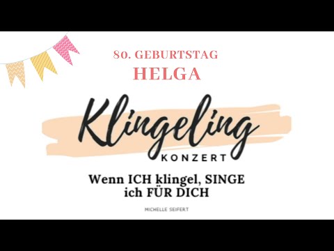 Klingeling Konzert - 80. Geburtstag (Überraschung / Michelle Seifert)