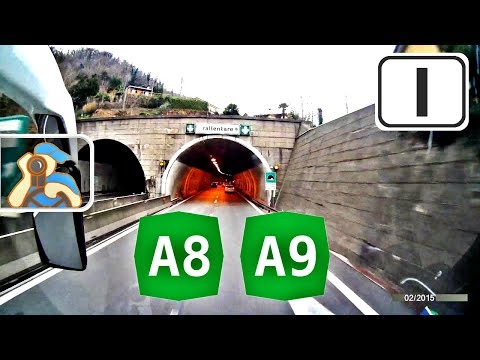Italia. A8, A9. [ Milano - ✕ Como ]