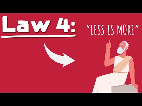 4 ALWAYS SAY LESS THAN NECESSARY | The 48 Laws of Power animated