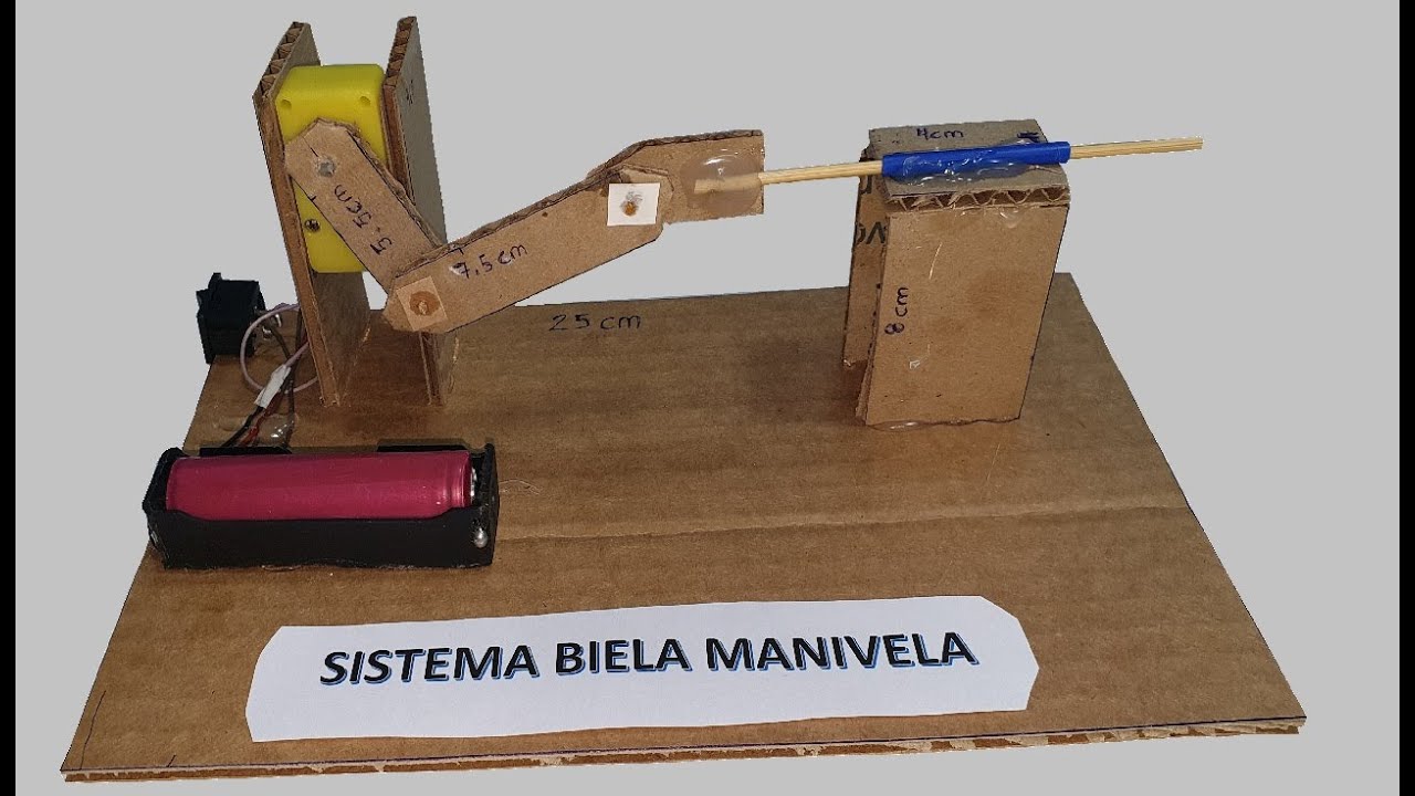 Como Hacer Maqueta de Sistema Biela Manivela