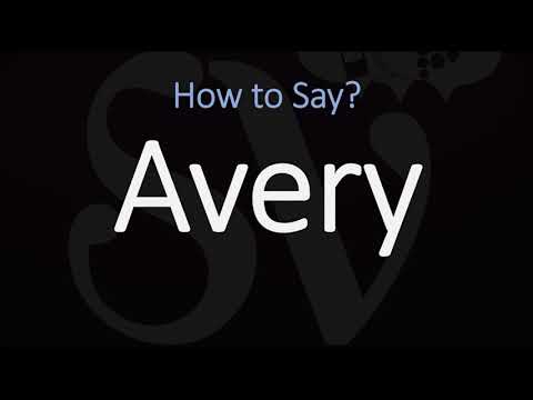 How to Pronounce Avery? (CORRECTLY)