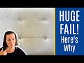 Cleaning Fail! What I Did Wrong Cleaning an Upholstered Headboard - Headboard Stains