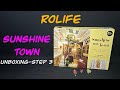 Rolife Sunshine Town Book Nook Build Unboxing Step 3