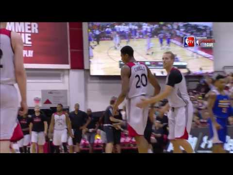 Bruno Caboclo Buzzer Beater ¦ Warriors vs Raptors ¦ July 14, 2016 ¦ 2016 NBA Summer League