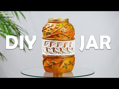 Macrame Designed Basket DIY