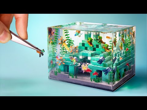 This Guy Meticulously Building A Miniature Minecraft Diorama Out Of Polymer Clay Is The Most Relaxing Thing You'll See Today
