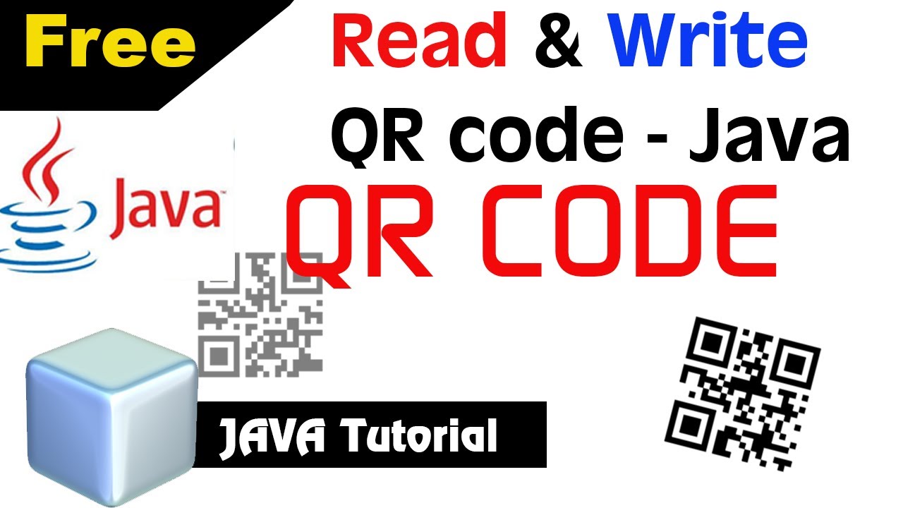 Read & Write QR code Java | java QR generator and scanner with source code