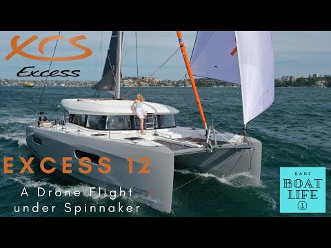 Test Sail Under Spinnaker - 2020 Excess 12 Catamaran Test Sail Under Spinnaker - 2020 Excess 12 Catamaran