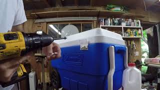Coleman cooler hinge repair ( fast and easy )