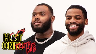 NFL Pros Darius Slayton and Andrew Thomas Play Truth or Dab | Hot Ones
