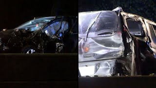 Multi-car crash on I-77 leaves 1 dead, 1 badly hurt in Charlotte