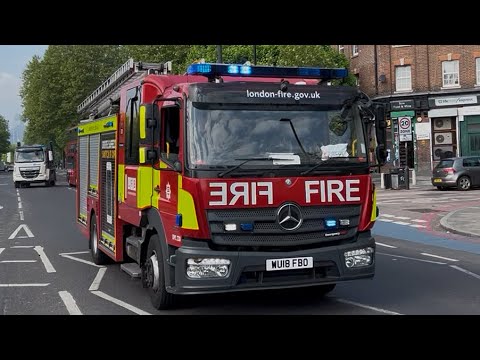 [HIGH RISE AFA!] London Fire Brigade respond to a high rise incident - LFB 
