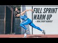 Sprint Warm Up + Mini Sprint Workout