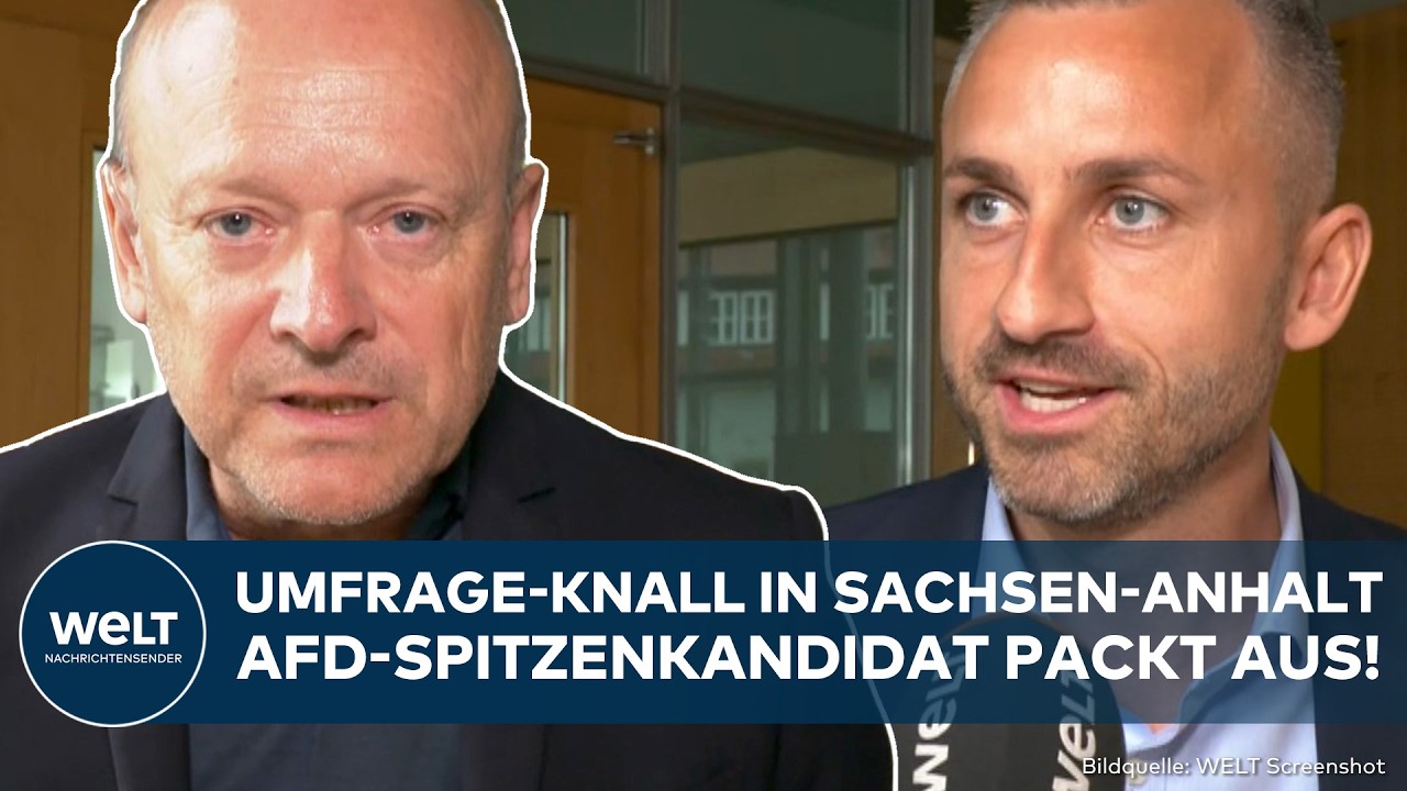 SACHSEN-ANHALT: Spitzenkandidat der AfD packt aus! Ulrich Siegmund äußert sich zum Umfrage-Rekord