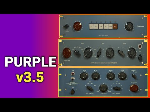 Acustica Audio PURPLE 3.5 DEMO⎮DrumKit, Rhodes, Guitar, Mix Bus