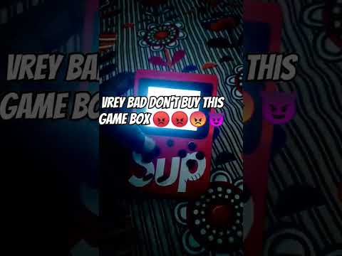 very bad game box please don't buy #sup#game#box#