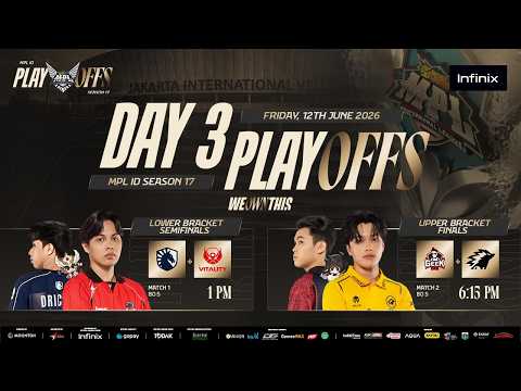 🔴 LIVE | MPL ID S17 | Playoffs Day 3 | English