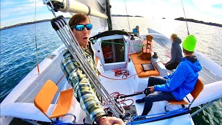 Is the Corsair 880 the PERFECT Trailer Sailer // Foldable trimaran sailboat in Newport Harbor