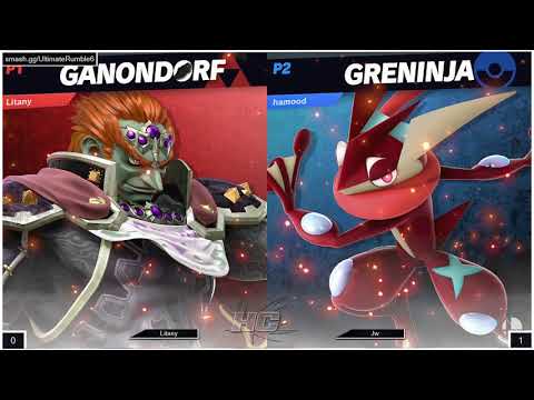 Ultimate Rumble 6 Singles Top16 WSF Bo3 Litany Ganondorf vs Jw Greninja